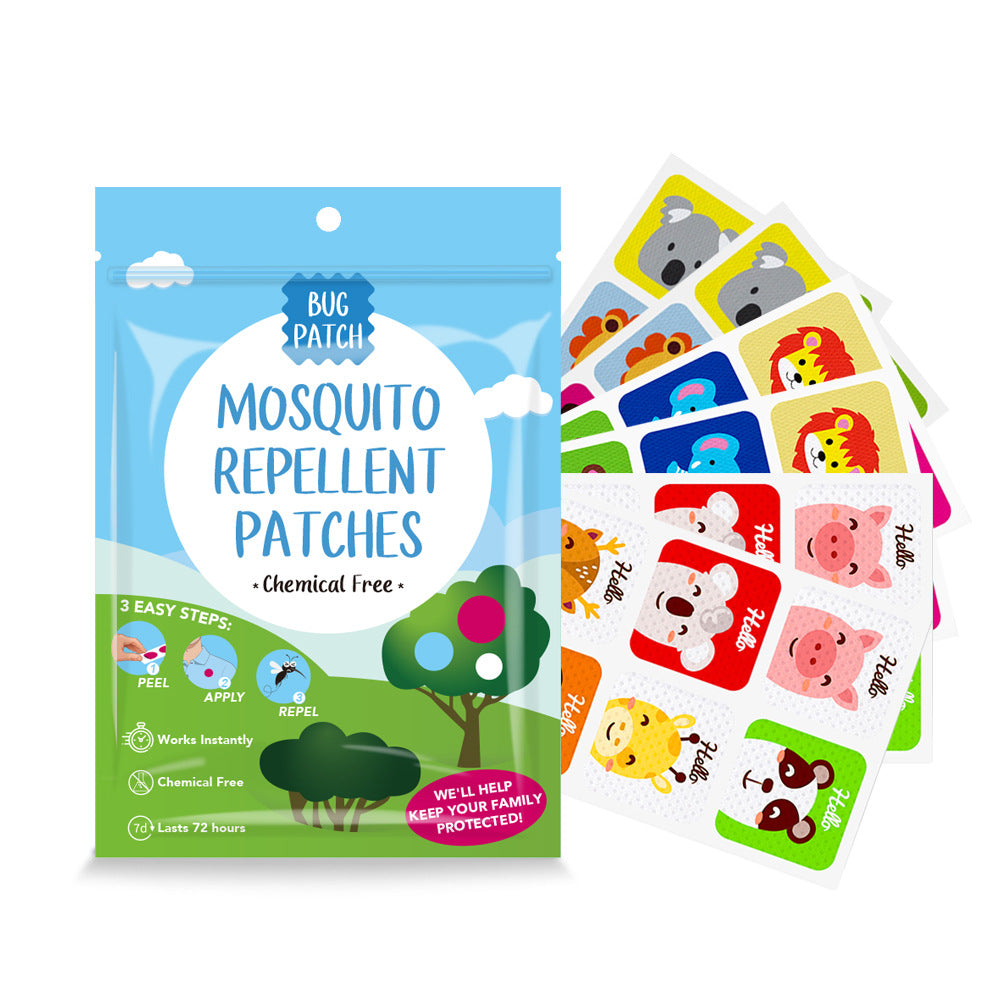 Mosquito Repellent Patches - Colorful Round Patches