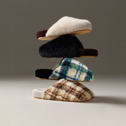 CozyStep Plush Slippers - 4 Colors Stacked