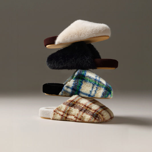 CozyStep Plush Slippers - 4 Colors Stacked