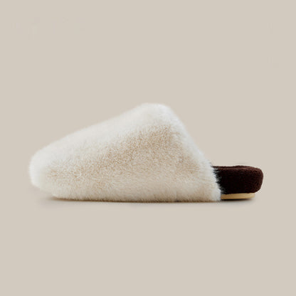 CozyStep Plush Slippers - Ivory Cream